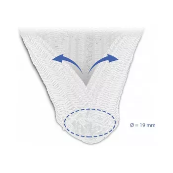 Pintas vamzdelis laidams DeLOCK 20810 5 m x 19 mm baltas