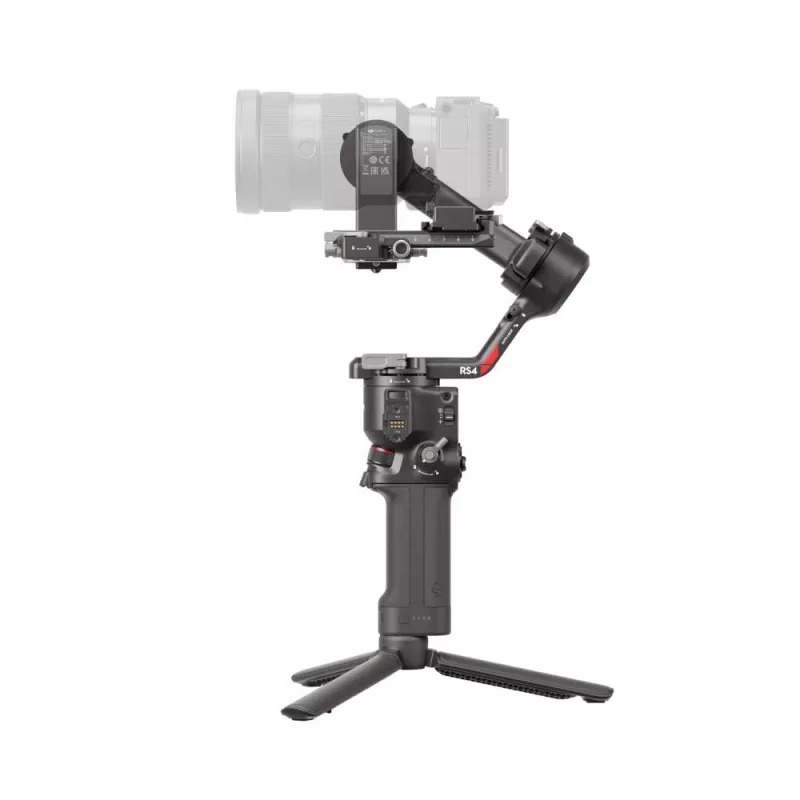 Rankinis kameros stabilizatorius DJI RS4, aliuminio korpusas, 12h baterija, 1,066 kg, juodas