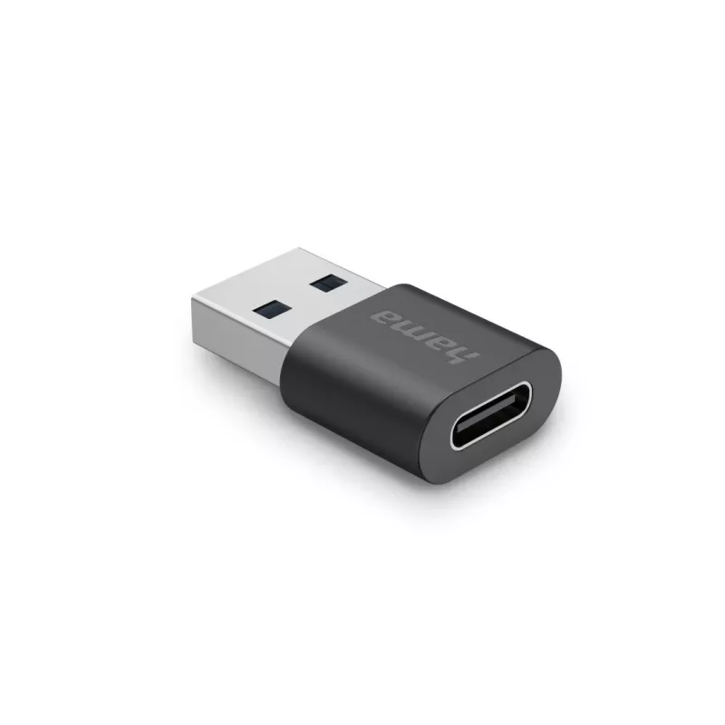 Hama USB adapteris, USB-A kištukas – USB-C lizdas, USB 3.2 Gen2, 10 Gbit/s