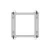 Atviras stovas LANBERG 19 inch 12U, reguliuojamas gylis 600–1100 mm, pilkas