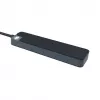 USB-C stotelė HYPER HD4101BKGL — 5 prievadų (USB-C, USB 3.2 Gen1 Type-A, HDMI 4K), 5000 Mbit/s, Juoda