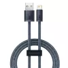 Baseus Dynamic Series kabelis USB į Lightning, 2,4A, 1 m (pilka)