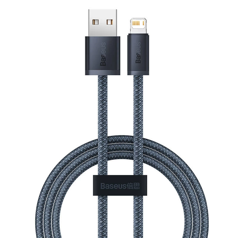Baseus Dynamic Series kabelis USB į Lightning, 2,4A, 1 m (pilka)