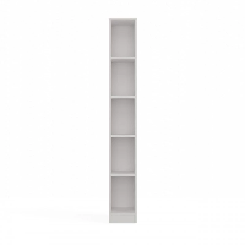 Vientisa knygų lentyna REGAŁ R25 25 cm balta
