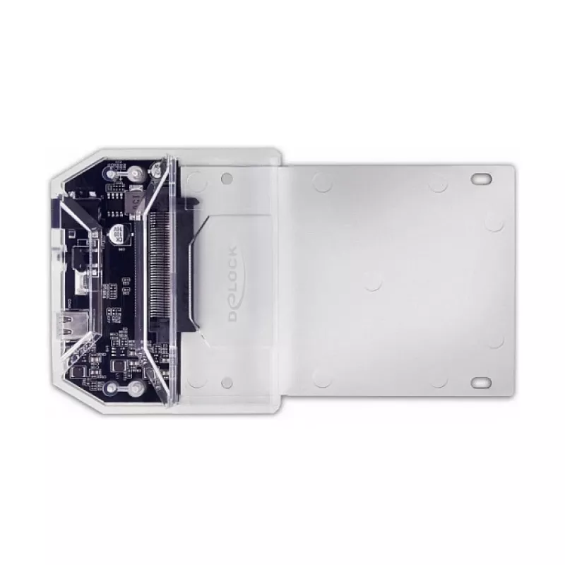 DeLOCK USB Type-C dokavimo stotelė, skirta 1 x U.2 SSD, juoda