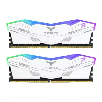 Team Group T-Force DELTAa RGB DDR5 atminties rinkinys 32 GB (2 x 16 GB) 6000 MHz CL30 baltas