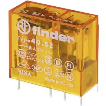 Relė FINDER 40.52.8.110.0000 (405281100000) – kištukinė / skirta PCB montavimui