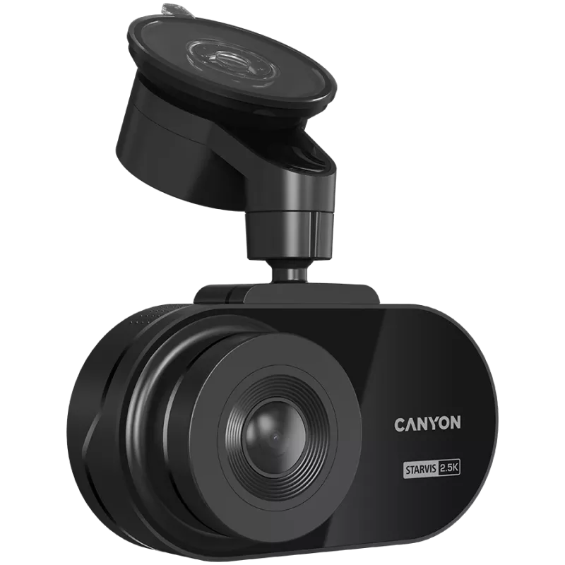 Canyon Dashcam DVR25 WQHD 2.5k WiFi App SD-Card juodas