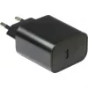 Įkroviklis PD-2020, USB-C įkroviklis (juodas, be laido, PD 20 W, Quick-Charge 3.0)