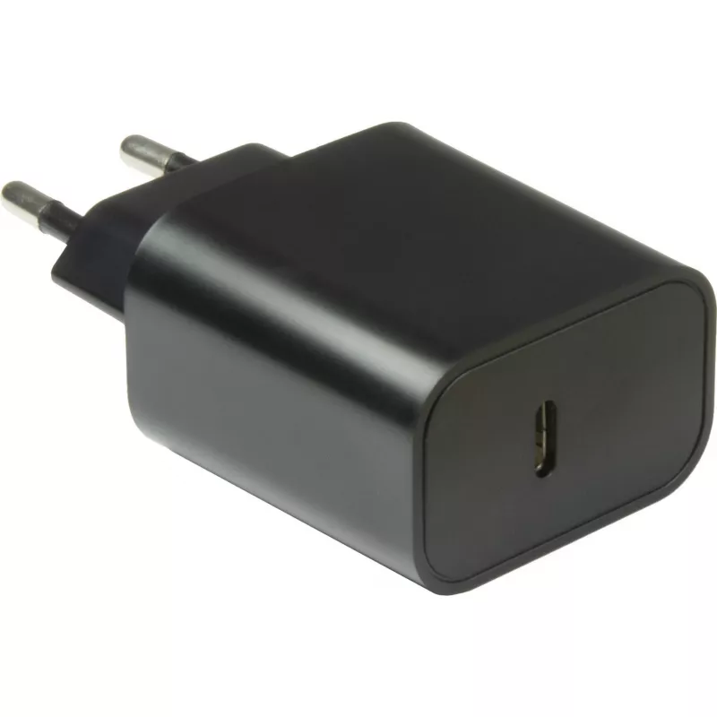 Įkroviklis PD-2020, USB-C įkroviklis (juodas, be laido, PD 20 W, Quick-Charge 3.0)