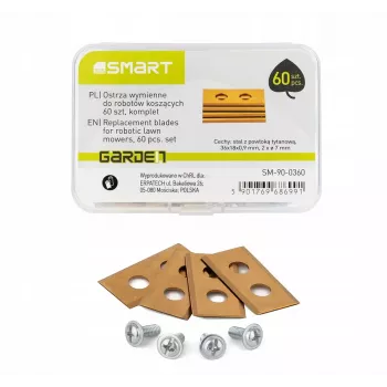 Atsarginiai peiliai robotiniams vejapjovėms Smart 60 vnt. rinkinys