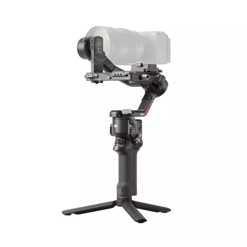 Rankinis kameros stabilizatorius DJI RS4, aliuminio korpusas, 12h baterija, 1,066 kg, juodas