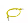 Ethernet pataisos laidas LANBERG Cat6 UTP PCU6-20CC-0050-Y 0,5 m, RJ-45 į RJ-45, CCA laidininkas, geltonas