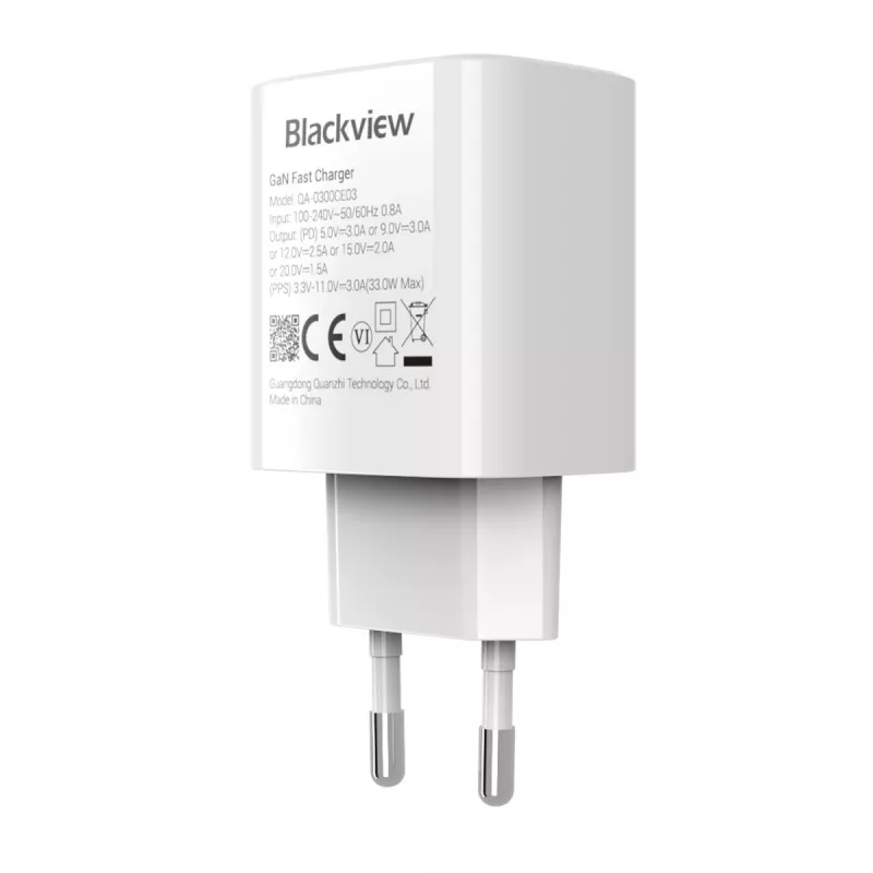 BLACKVIEW CHAR-33W/BV USB-C 33W greitas įkroviklis, juodas