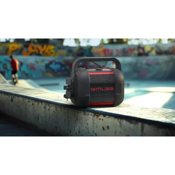 Nešiojamas Bluetooth radijas Muse M-968 BTR – 40 W, NFC, įkraunama baterija