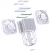 Jonsbo HX6280 procesoriaus aušintuvas, PWM, RGB - 130 mm, baltas