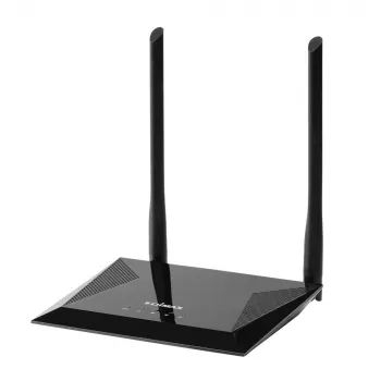 Belaidis maršrutizatorius Edimax N300, Fast Ethernet, vieno dažnio (2,4 GHz), juodas