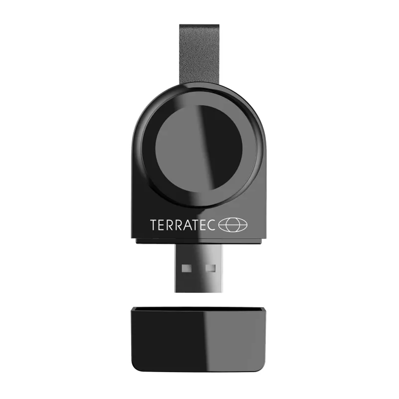 TERRATEC ChargeAIR Watch belaidis įkroviklis laikrodžiui, juodas, USB