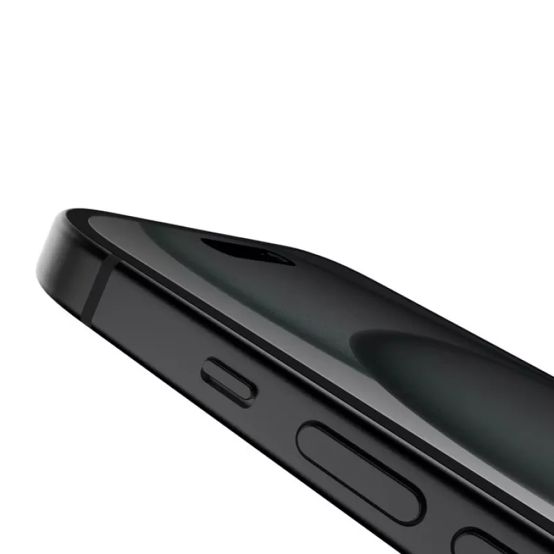 Apsauginis stiklas Belkin ScreenForce iPhone 16 – privatumo filtruotas grūdintas stiklas