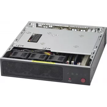 Super Micro Supermicro SC101F - itin mažas korpusas - Mini-ITX - be maitinimo šaltinio - juodas (CSE-101F)