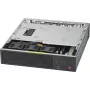 Super Micro Supermicro SC101F - itin mažas korpusas - Mini-ITX - be maitinimo šaltinio - juodas (CSE-101F)