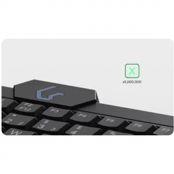Klaviatūra KeySonic KSK-3210ELU (DE) USB QWERTZ juoda