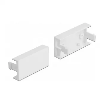 DeLOCK Easy 45 81301 Uždarymo plokštelė moduliams 45x22,5 mm balta