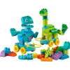 Konstruktorius LEGO DUPLO 10451 Dinozaurai ant ratų 3-in-1 rinkinys, 108 dalių, nuo 3 metų, aukštis 220 mm