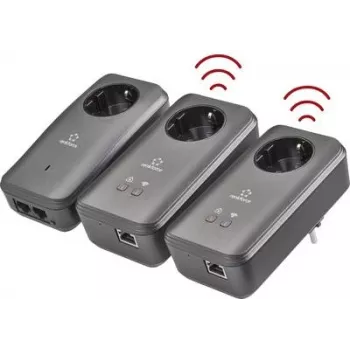 Powerline adapterių rinkinys Renkforce PL600D 500 MBit/s laidiniam tinklui per elektros tinklą