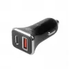 Automobilinis USB A+C greitasis įkroviklis QC TB ASTBXLU2USBACQC
