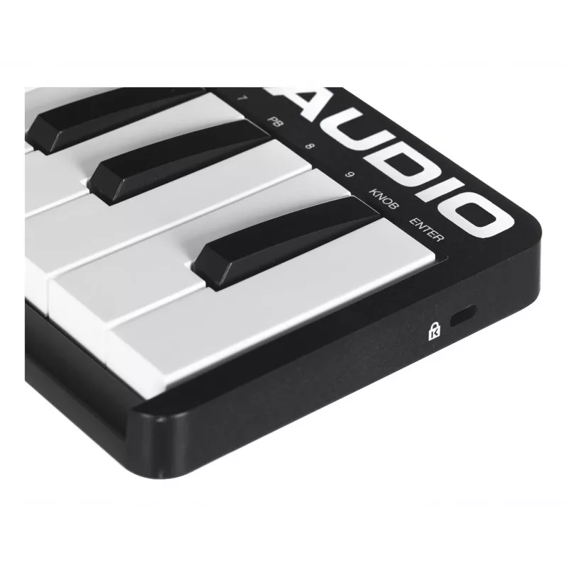 M-AUDIO Keystation Mini 32 MK3 MIDI klaviatūra 32 klavišai USB Juoda, Balta