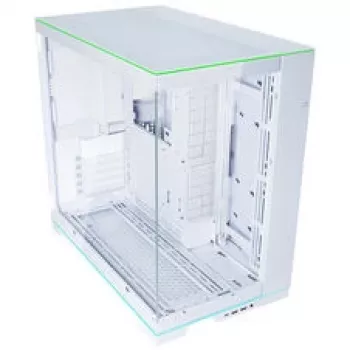 Lian Li O11 Dynamic EVO RGB PC korpuso rinkinys + HydroShift II LCD-S 360TL AiO - Baltas