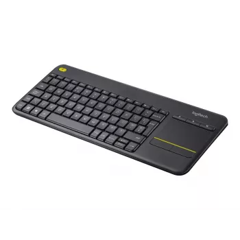 Logitech Wireless Touch Keyboard K400 Plus Mini QWERTZ juoda