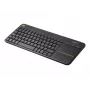 Logitech Wireless Touch Keyboard K400 Plus Mini QWERTZ juoda