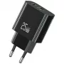 USB įkroviklis usams USA001629 25W 1×USB-C + 1×USB-A greitas įkrovimas