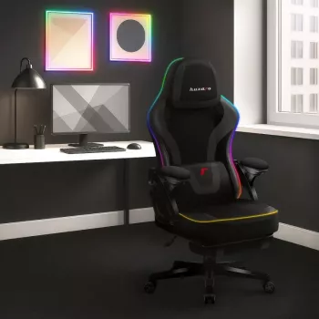 Žaidimų kėdė Huzaro HZ-FORCE 4.6 RGB Black Mesh