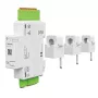 Tuya HS083816 išmanusis energijos skaitiklis, 3P+N, 120 A, DIN, Modbus RS485