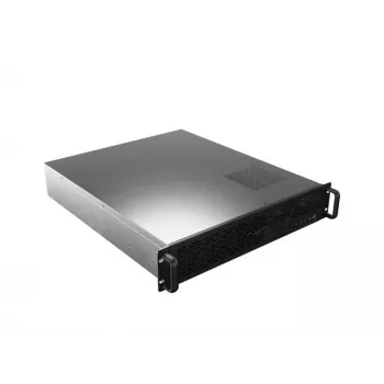 Lanberg SC01-5202-12B 2U juodas 19 inch stovo korpusas su 3 ventiliatoriais HDD+SSD