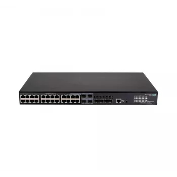 HPE FlexNetwork 5140 24G PoE+ 4SFP+ EI – tinklo jungiklis – L3 – išmanus – 24 x 10/100/1000 (PoE+) + 4 x Combo 10/100/1000Base-T (PoE+) / 100/1000Base-X SFP + 4 x 10 Gigabit Ethernet / 1 Gig
