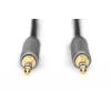 Digitus garso jungiamasis laidas 3,5 mm lizdas – 3,5 mm lizdas 1,8 m juodas