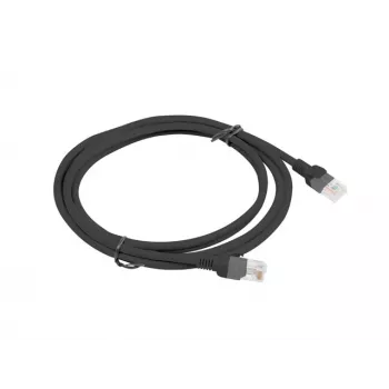Tinklo kabelis LANBERG PCU6-10CC-0200-BK Cat5e U/UTP RJ-45 – 2 m, juodas