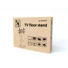 Grindinis TV stovas GEMBIRD TVS-86TR-01-W baltas, 37–86 colių, pasukamas ir pakreipiamas, VESA 200x200–600x400, maks. 50 kg