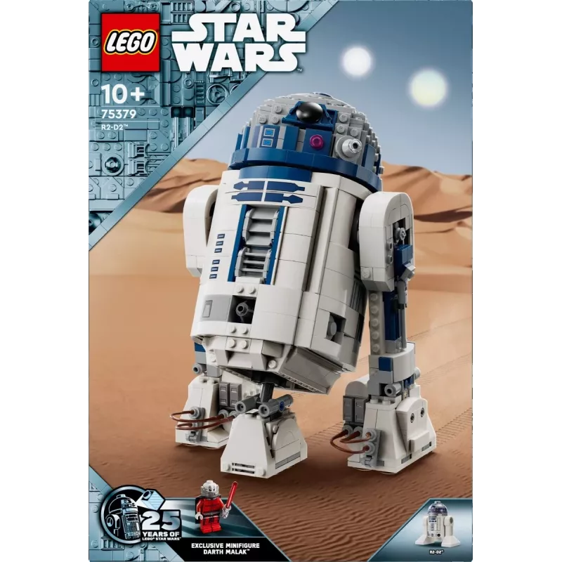 LEGO statomas droidas R2-D2 rinkinys 75379 – 1 050 detalių, 10+ metų, 160×110×240 mm, 0,24 kg