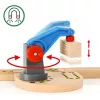 Brio World prekinio traukinio pradžios rinkinys su kranu