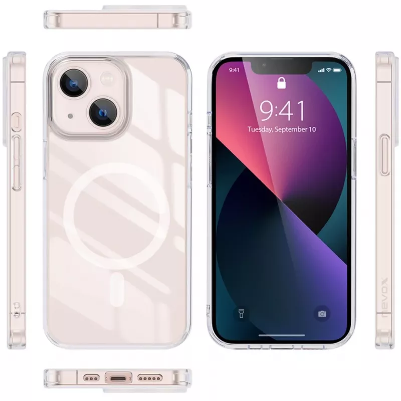 StyleShell SHOCKFlex, Skaidrus telefono dėklas, iPhone 16 Plus, suderinamas su MagSafe