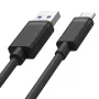 UNITEK Laidas USB USB-A — USB-C 50CM, Y-C481BK JUODAS