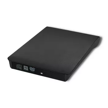 Išorinis USB 2.0 SATA optinių diskų dėklas Qoltec 51863 juodas