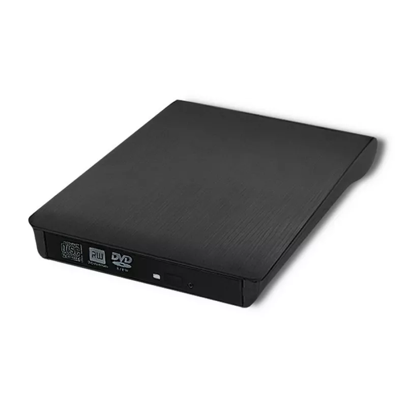 Išorinis USB 2.0 SATA optinių diskų dėklas Qoltec 51863 juodas