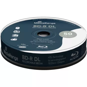 BD-R diskas MediaRange MR507 50 GB 6x 10 vnt. pakuotėje