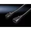Maitinimo laidas Rittal DK 7200.215 juodas 1,8 m C14 C13